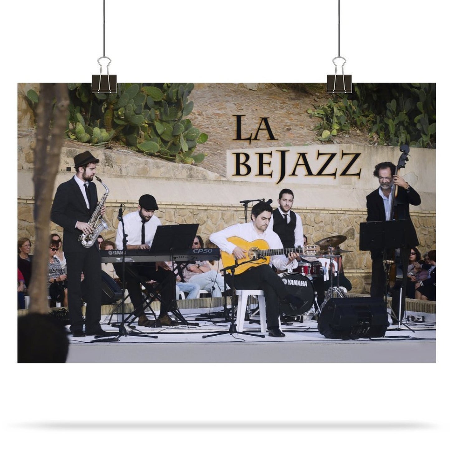 Póster autoadhesivo "La Bejazz" (horizontal)
