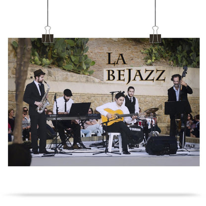 Póster autoadhesivo "La Bejazz" (horizontal)