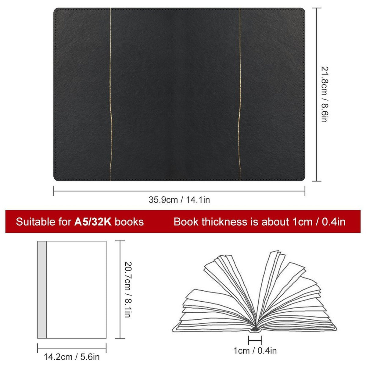 Cubierta de Cuaderno Personalizado "Lujo Silencioso" | PU Premium A5