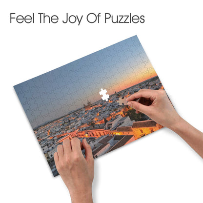Marchena puesta de sol Puzzle 200 de piezas Rompecabezas de madera  (horizontal)
