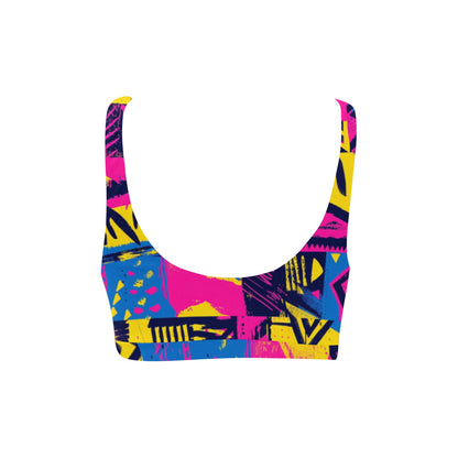 Sujetador deportivo grafiti Sport Bikini Top