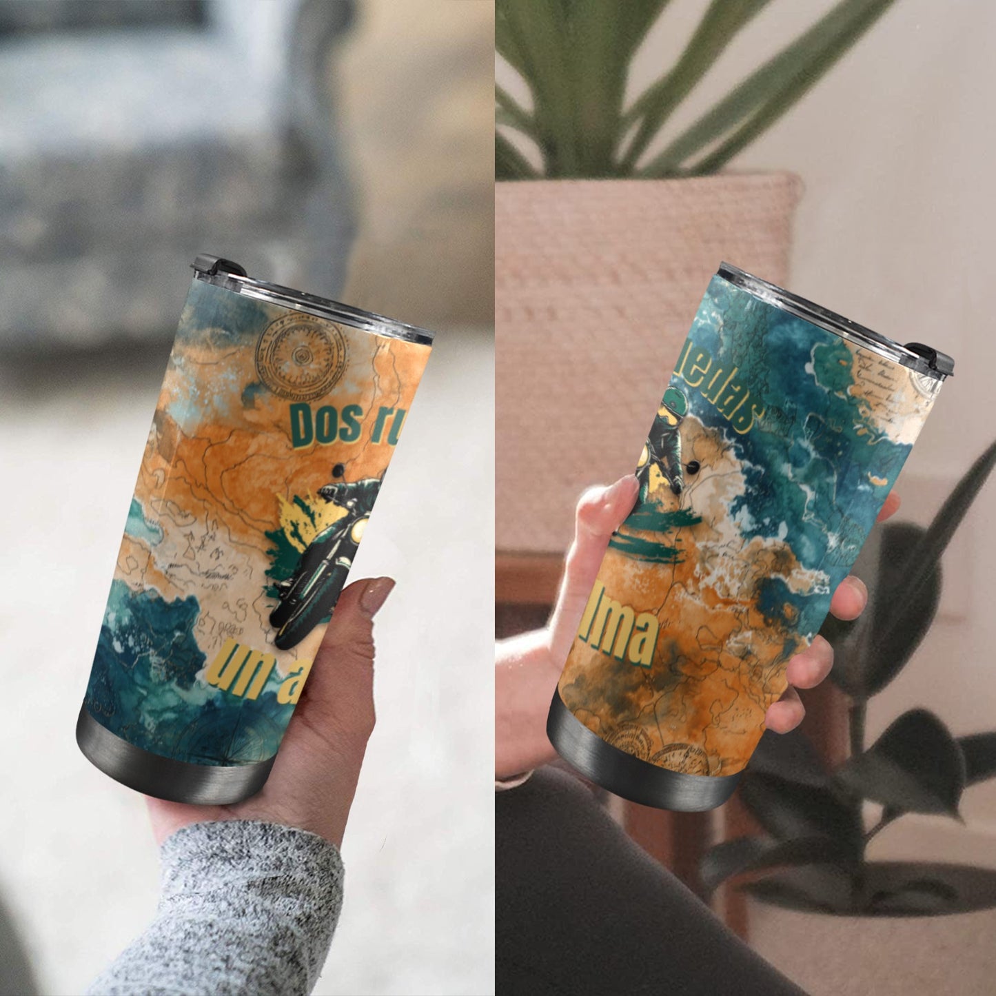Dos ruedas un alma vaso termico 20oz El vaso térmico definitivo