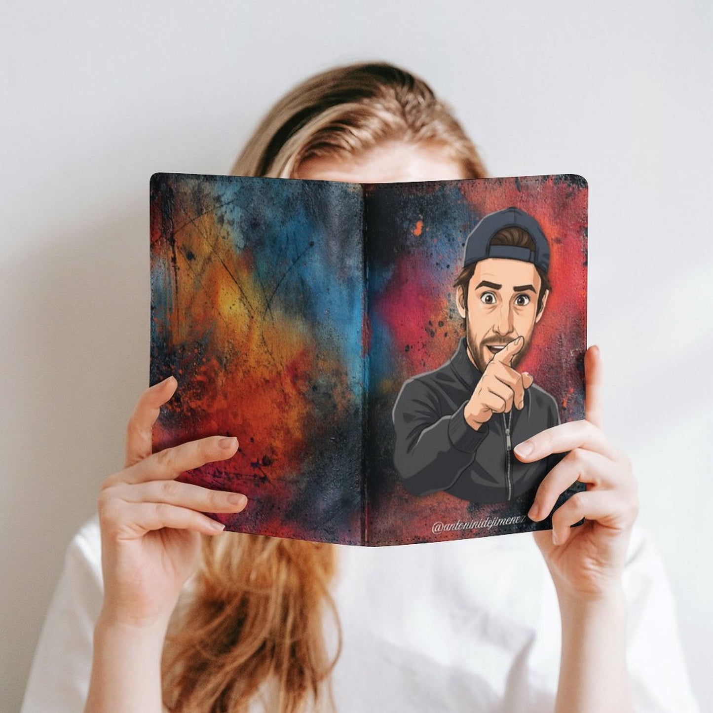 Cubierta de cuaderno personalizada “Espabila” – Inspirada en Antonini de Jiménez