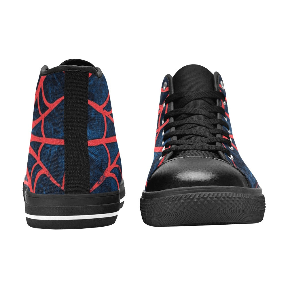 Zapatillas altas clásicas de lona Lonas Spider para hombre (modelo 017)