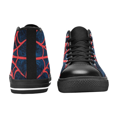 Zapatillas altas clásicas de lona Lonas Spider para hombre (modelo 017)