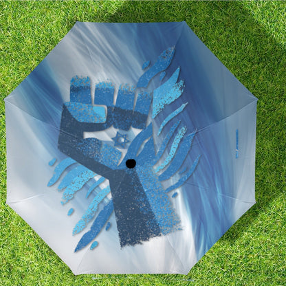 ¡Sal de la Lluvia con Estilo: Paraguas Splash Israel Azul!