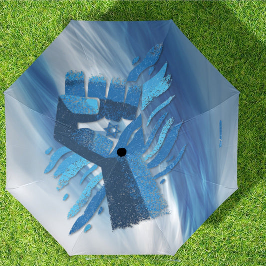¡Sal de la Lluvia con Estilo: Paraguas Splash Israel Azul!