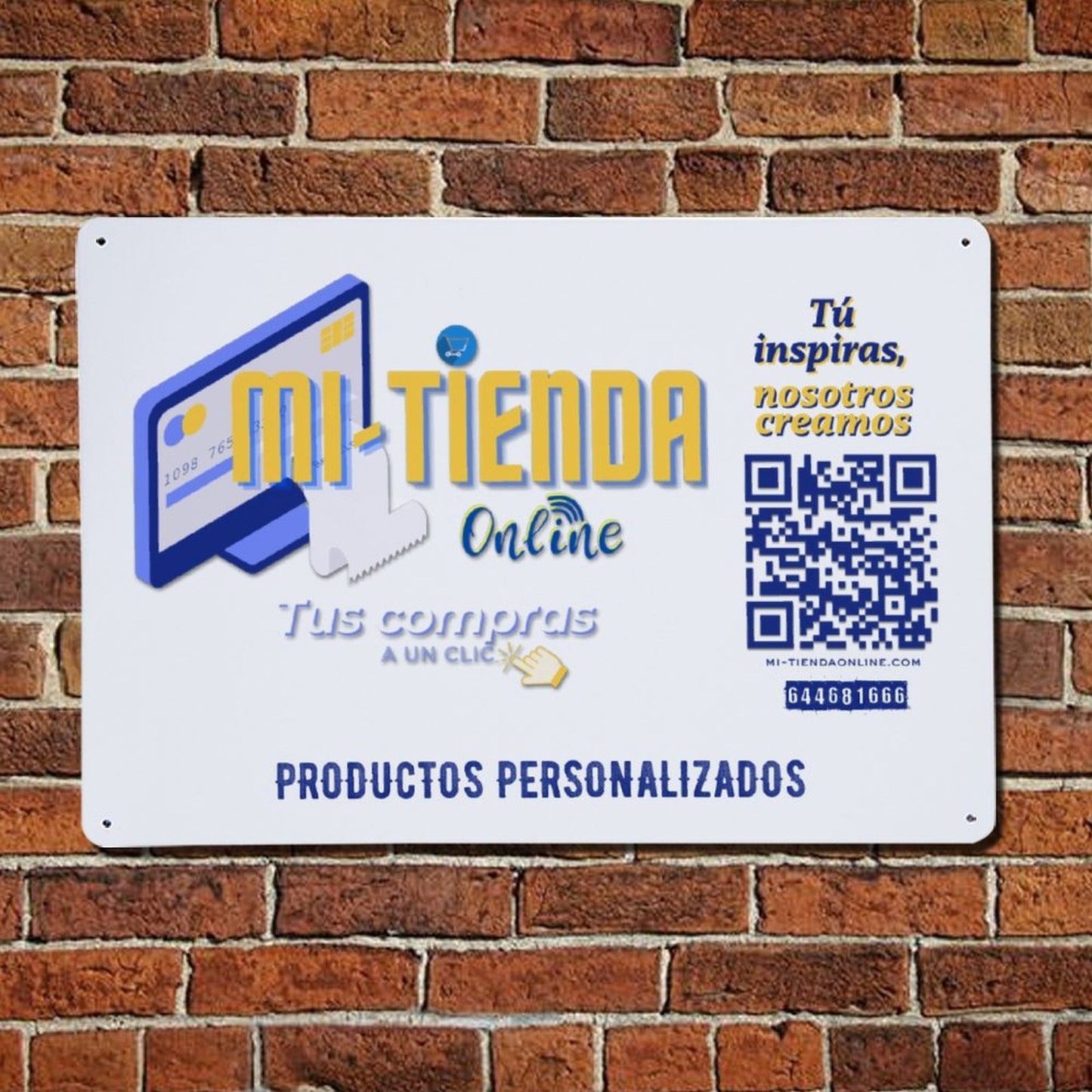 Cartel Metálico Personalizado de Aluminio para Exterior