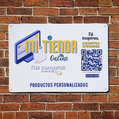Cartel Metálico Personalizado de Aluminio para Exterior