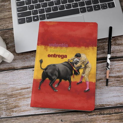 Cubierta de Cuaderno A5 Adrián de Torres "Valentía, Lealtad, Entrega"