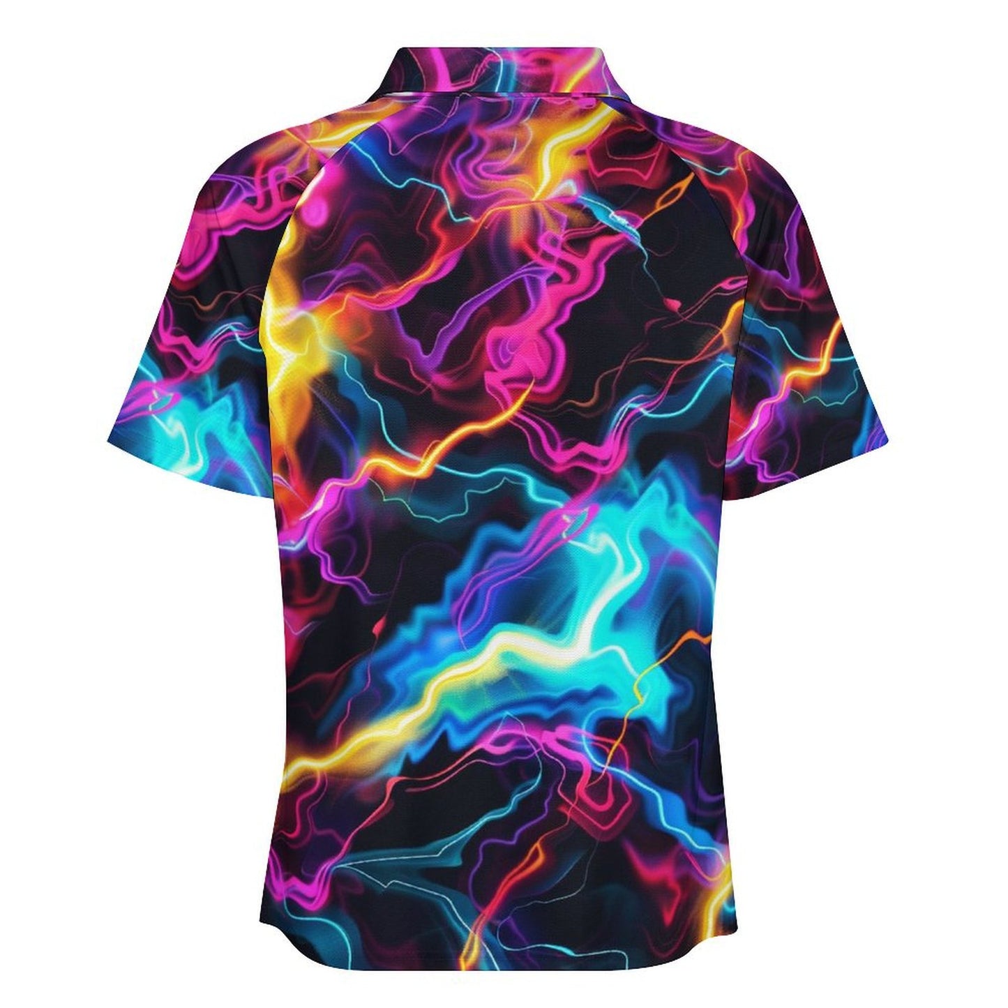 Camiseta deportiva de manga corta con cremallera para hombre