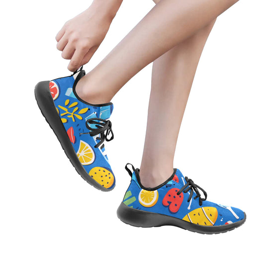 Zapatillas frescas mujer de una pieza con empeine (modelo 67502)