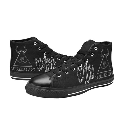 Lonas Toribios come together Zapatos de lona de caña alta para hombre