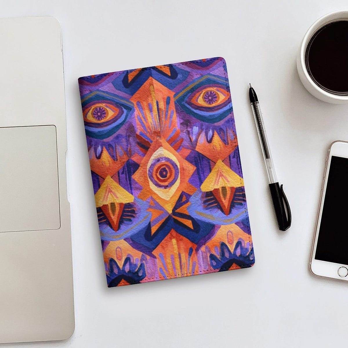 Cubierta de Cuaderno Personalizado "Mirada Interior" | PU Premium A5