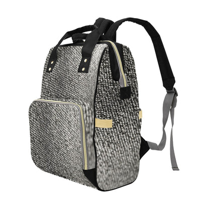 Mochila de Viaje Textura Tejida Efecto Rústico