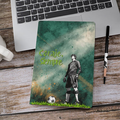 Cuaderno personalizado “Coraje, siempre” – Inspirado en la pasión y el valor del fútbol
