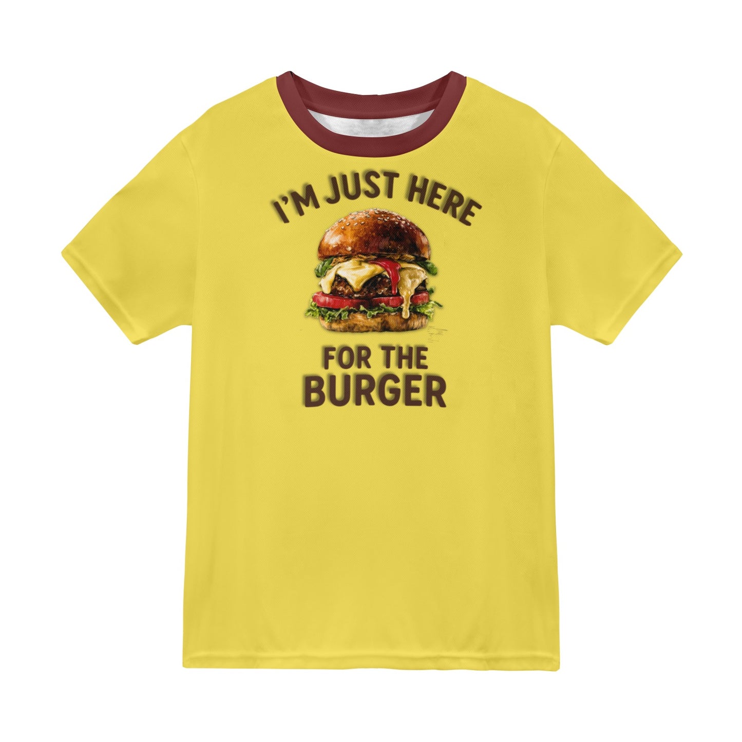For the burguer AMARILLA New All Over Print T-shirt for Men (Model T45)