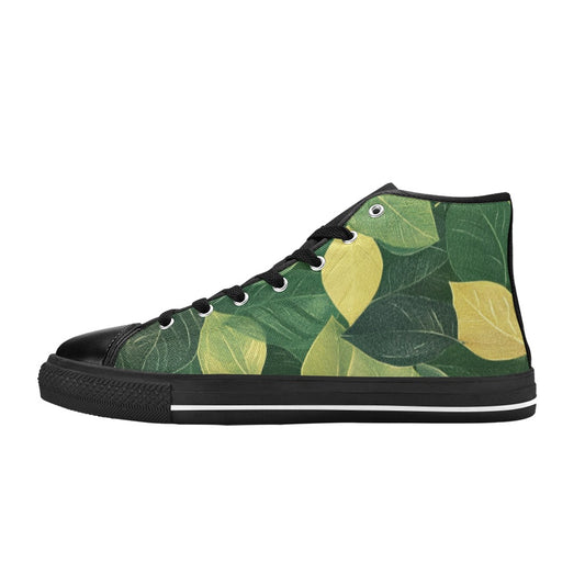 Lonas mujer Zapatos clásicos de lona de caña alta (modelo 017)