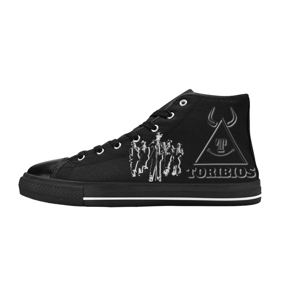 Lonas Toribios come together Zapatos de lona de caña alta para hombre