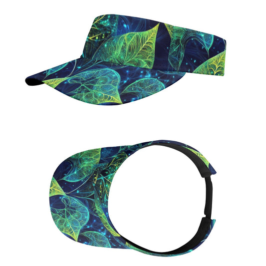Visera deportiva alga marina con estampado integral