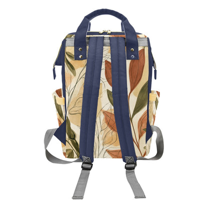 Mochila de Viaje Estampado Hojas y Naturaleza Botánica