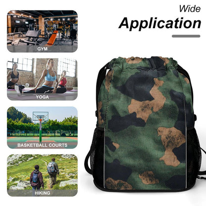 Bolsa deportiva con cordón y bolsillo para cinturón deportivo
