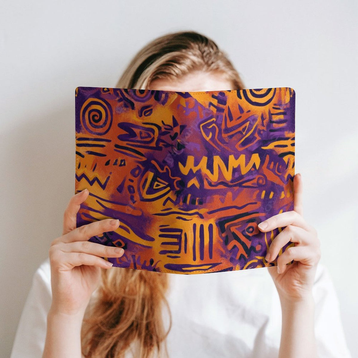 Cubierta de Cuaderno Personalizado "Tribal Vibe" | PU Premium A5