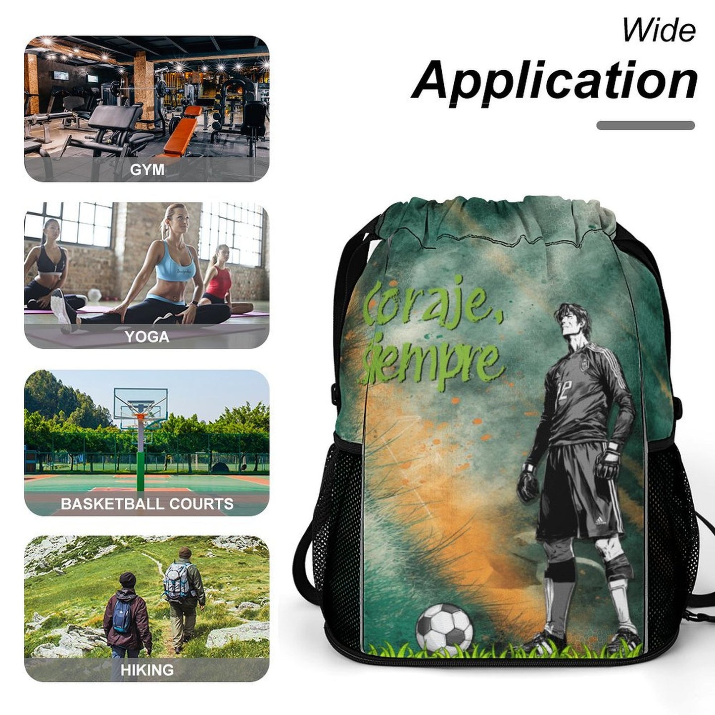 Mochila “Coraje, Siempre” | Pasión, reflejos y corazón de arquero