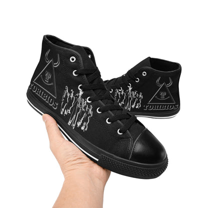 Lonas Toribios come together Zapatos de lona de caña alta para hombre