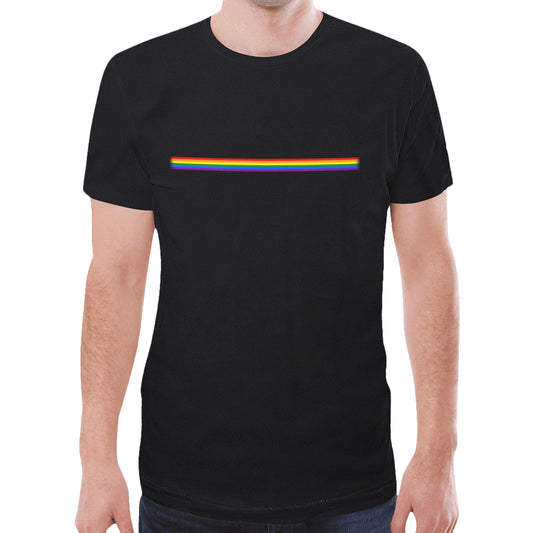 LGTB NEGRA delantera New All Over Print T-shirt for Men (Model T45)