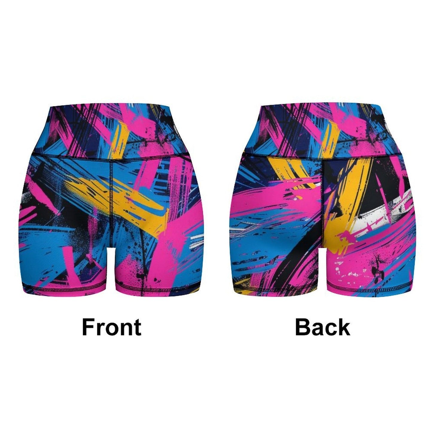 Conjunto de Yoga Mujer Trazos de Colores: Estilo y Elasticidad