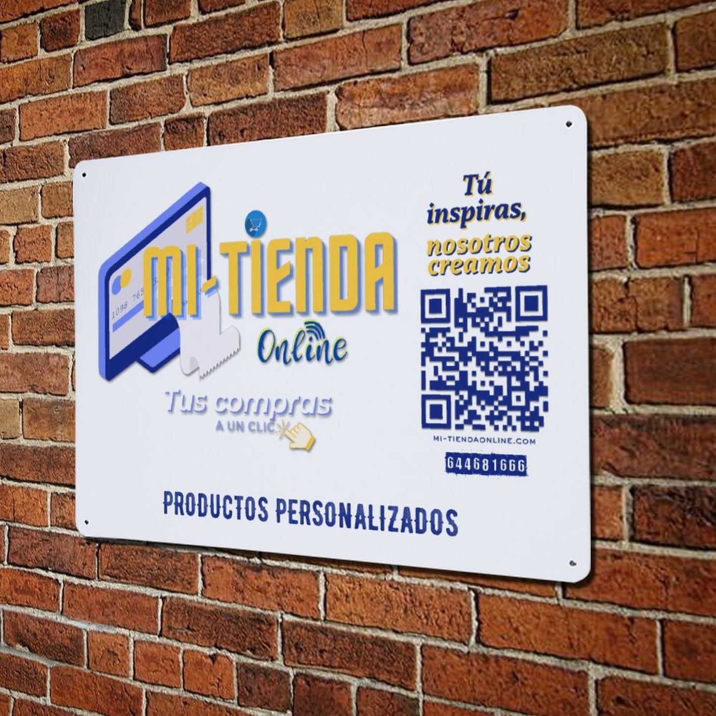 Cartel Metálico Personalizado de Aluminio para Exterior