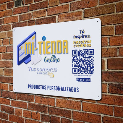 Cartel Metálico Personalizado de Aluminio para Exterior