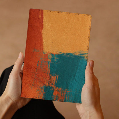 Cubierta de Cuaderno Personalizado "Esencia Abstracta" | PU Premium A5