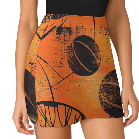 Falda Basket Pantalón Anti-Vaciado: Estilo Deportivo y Seguro